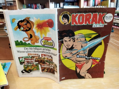 Korak Tarzans son 1978 nr 5, Lässkick