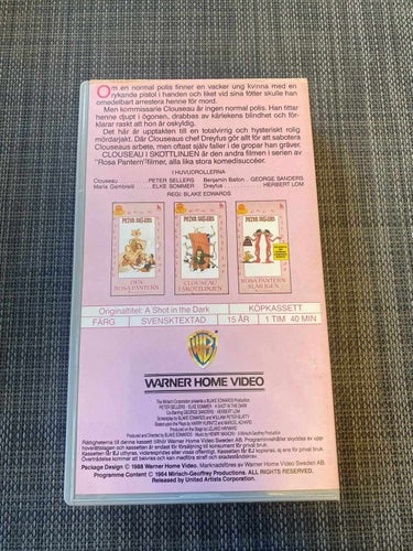 Clouseau i skottlinjen - VHS