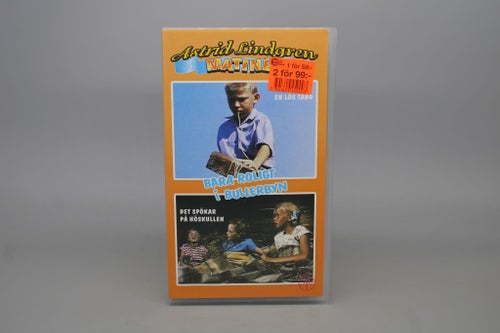 Astrid Lindgren Matiné - Bara roligt i Bullerbyn / Det spökar på höskullen - VHS