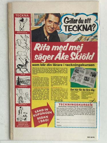 91:an - 1976: 26 FN-VF med poster