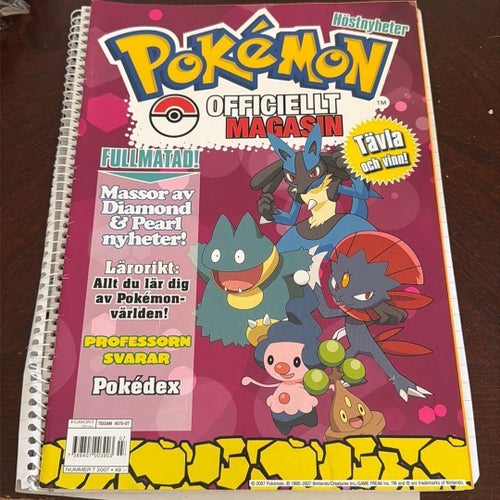 Pokémon Officiellt Magasin, Nr. 7 2007