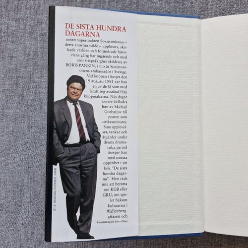 De sista hundra dagarna av Boris Pankin. Inbunden bok i bra skick!
