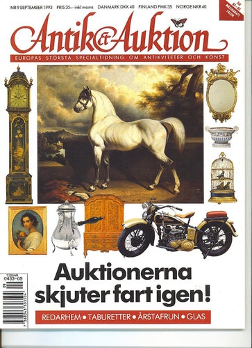 Antik & Auktion 9/1993 - Taburetter, glas från Gullaskruv m m