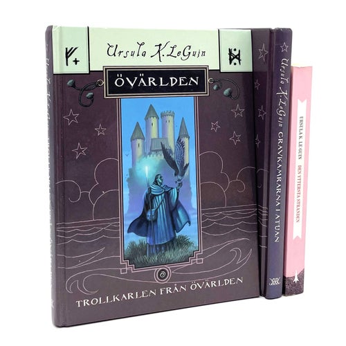 Övärlden del 1-3 av Ursula K. Le Guin (Trollkarlen från Övärlden mm)