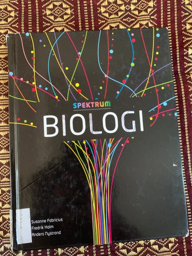SPEKTRUM BIOLOGI av Susanne Fabricius, Fredrik Holm, Anders Nystrand, 2014