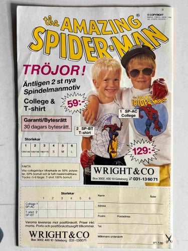 Spindelmannen - 1989:7 VG-FN