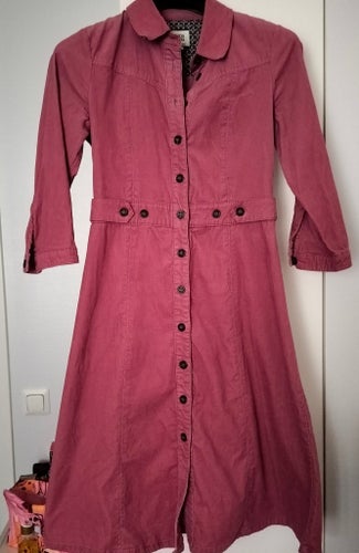 Noa Noa jättefin rosa skjortklänning, storlek S