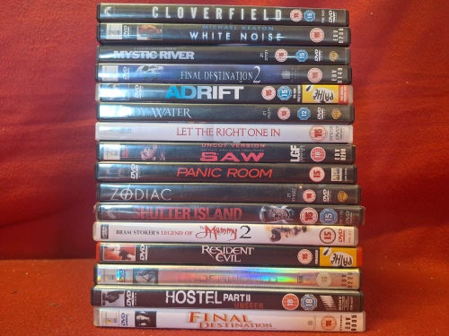 LAGERRENSNING - ZODIAC / PANIC ROOM / WHITE NOISE mfl PAKET [OLIKA SKICK] DVD