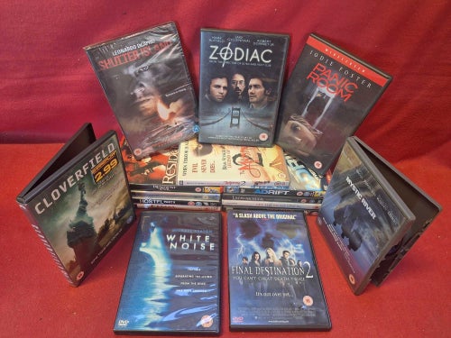 LAGERRENSNING - ZODIAC / PANIC ROOM / WHITE NOISE mfl PAKET [OLIKA SKICK] DVD