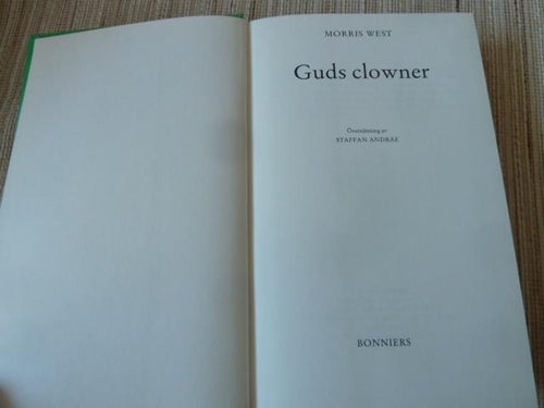 GUDS CLOWNER, M. WEST, 1982,  BÖCKER