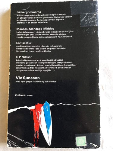 Vic Sunesson - Mord På Menyn (1970) Häftad