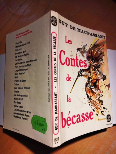 Contes de la bécasse - Guy de Maupassant. bok, pocket.Good plus