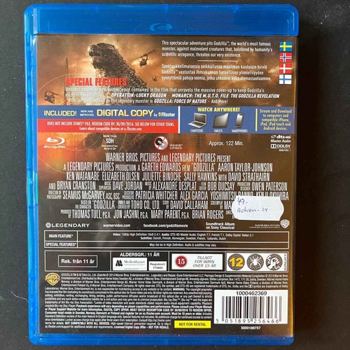GODZILLA. BLU-RAY. ACTION -14.