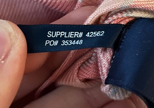 Ralph Lauren rosa och beige skjorta, storlek XS