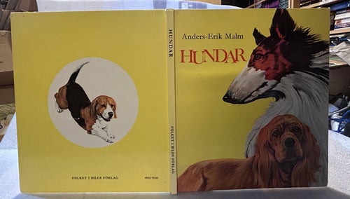 Hundar av Anders-Erik Malm, Folket i bilds förlag, Bok, Very Fine plus