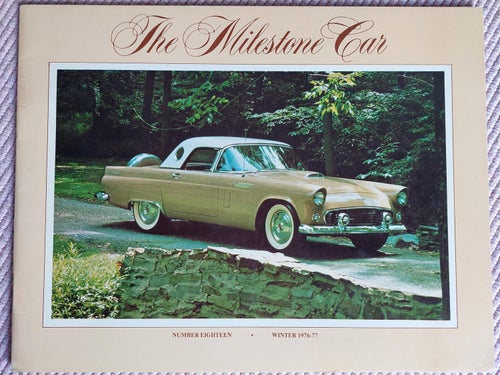 The Milestone Car winter 1976 number 18 Riviera Frazer James Bond cars
