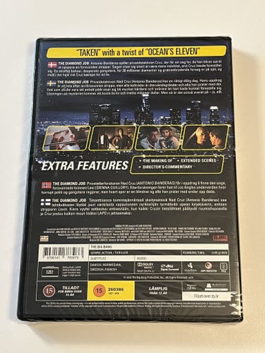 The diamond job (Antonio Banderas & Thomas Kretschmann, 2011). Inplastad DVD