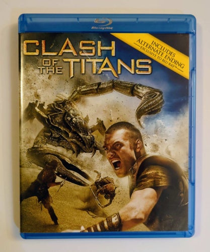 CLASH OF THE TITANS - Spegelblank Bluray - billig frakt 12 kr !!!