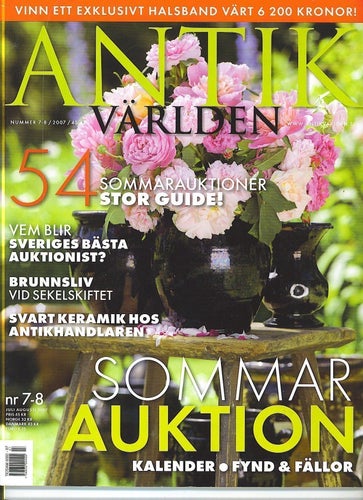Antikvärlden nr 7-8/2007 - Ingeborg Lundins Äpplet (2 sidor)