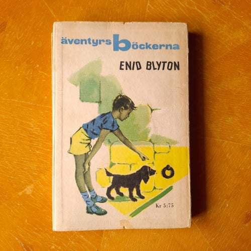 Enid Blyton Äventyret på Rockingdown 1953 integralband De sex 1:a upplagan