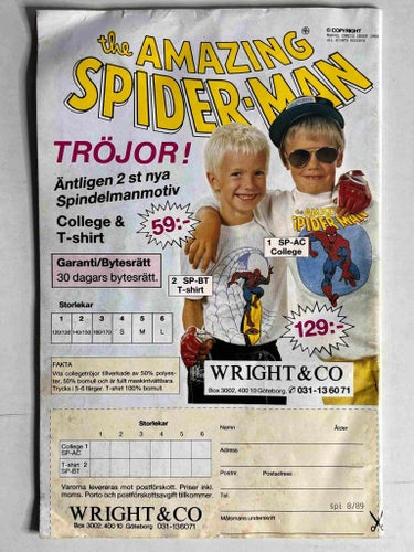 Spindelmannen - 1989:8 G