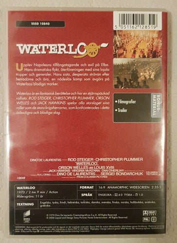 DVD Waterloo.
