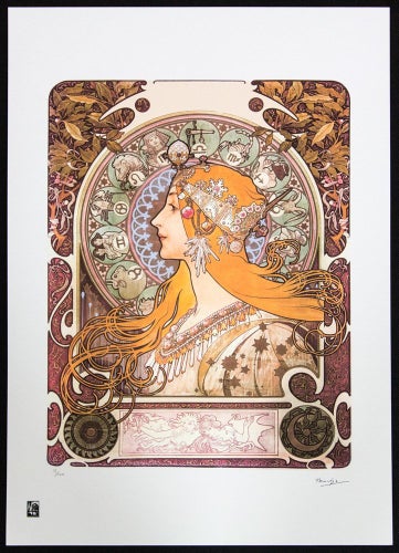 ALPHONSE MUCHA - "ZODIAC" - BEGRÄNSAD UPPLAGA