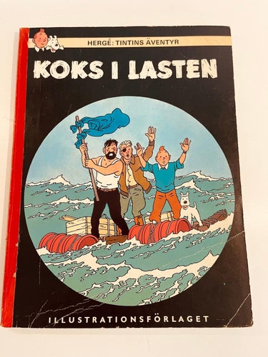 TINTIN Koks i Lasten , 1:a utgåva !