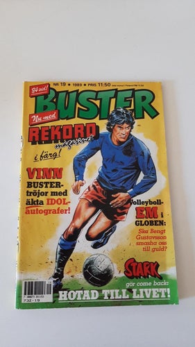 BUSTER NR 19 / 1989 IDOLBILD AIK I FINT SKICK
