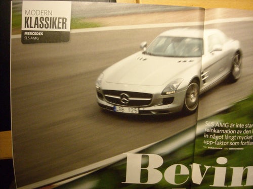 MB Mercedes-Benz SLS AMG  --  Modern klassiker med bevingad känsla  --