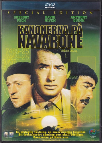 DVD / Kanonerna På Navarone / Special Edition / Gregory Peck / Fint skick
