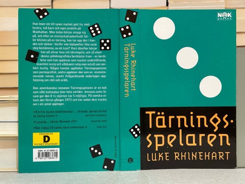 Tärningsspelaren av Luke Rhinehart, bok, Very Good plus