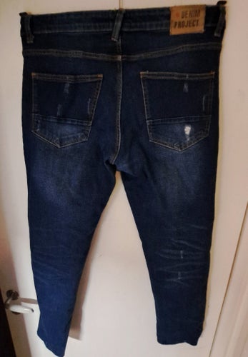 Denim Project blåa jeans, storlek 33/34