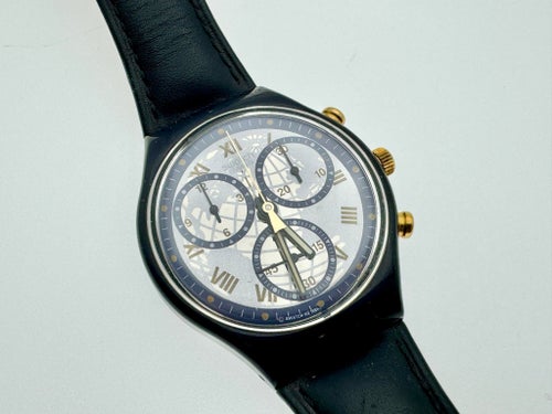Swatch SNC104 Chronograph Watch Men AG 1991