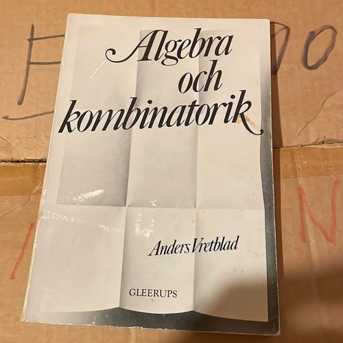 Algebra och kombinatorik av Anders Vretblad