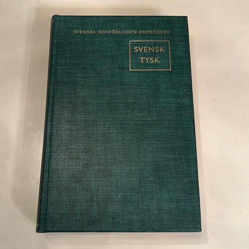 Svensk-Tysk Ordbok