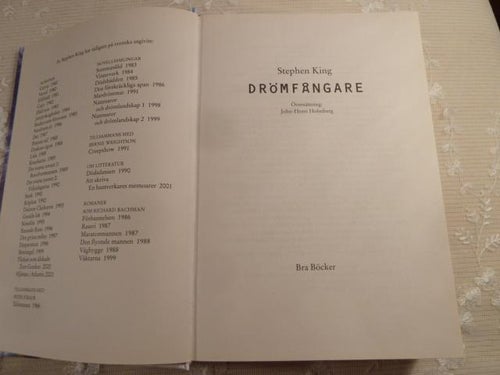 DRÖMFÅNGARE, S. KING, 2003,  BÖCKER