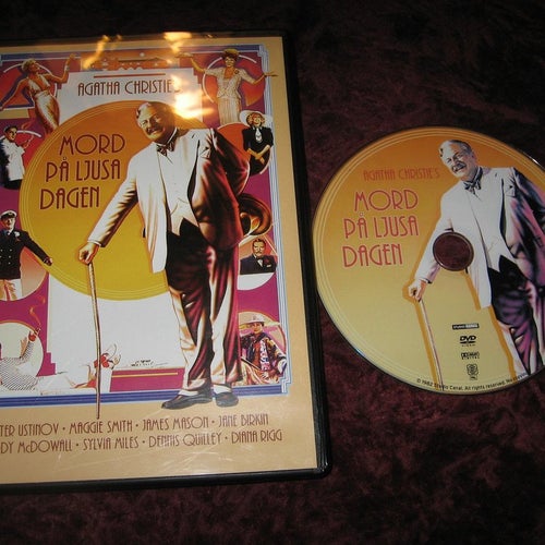 MORD PÅ LJUSA DAGEN (PETER USTINOV,JANE BIRKIN) DVD