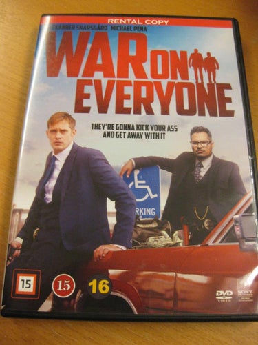 WAR ON EVERYONE - ALEXANDER SKARSGÅRD, MICHAEL PENA - DVD MAJ 2017