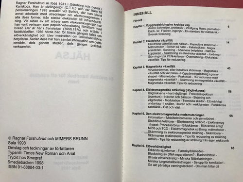 BOSTAD OCH HÄLSA En praktisk handbok för ett sundare hem Ragnar Forshufvud 1998