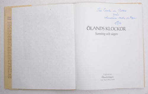 Ölands klockor. Sanning och sägen / Boa & Bitte Aulén