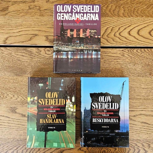 3 st böcker av Olov Svedelid