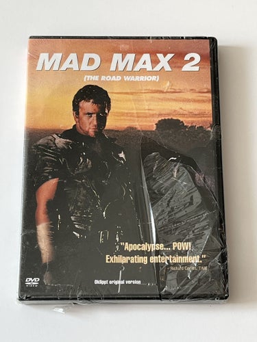 Mad Max 2 - The road warrior (Mel Gibson & Bruce Spence, 1981). Inplastad DVD