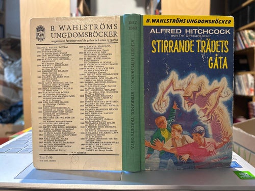 Alfred Hitchcock och tre deckare löser Stirrande trädets gåta, Very good+