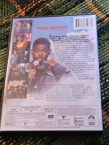 DOWN TO EARTH - .DVD ,SV TEXT