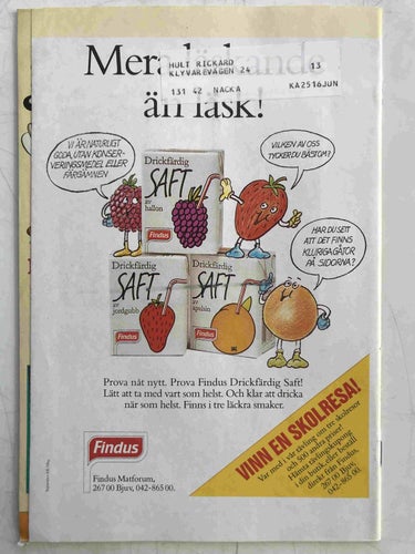 Kalle Anka - 1989:25 FN med tatueringsmärken