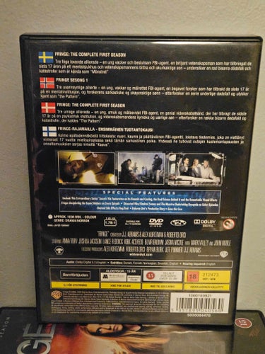 Fringe – Säsong 1–3 – Sci-Fi / Thriller – 2008–2010 – DVD