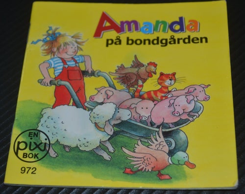 Äldre Pixibok Amanda på bondgården
