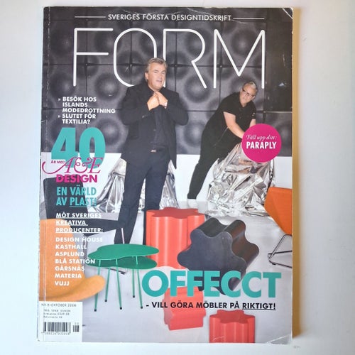Tidskrift: FORM nr 8 oktober 2008