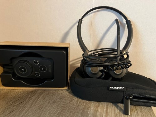 Kontorshörlurar av KVALITÉ - Jabra Engage 50 HSC080, Jabra Engage Link ENC080